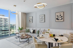 Manzil - 2BR in District One with Lagoon & Burj views